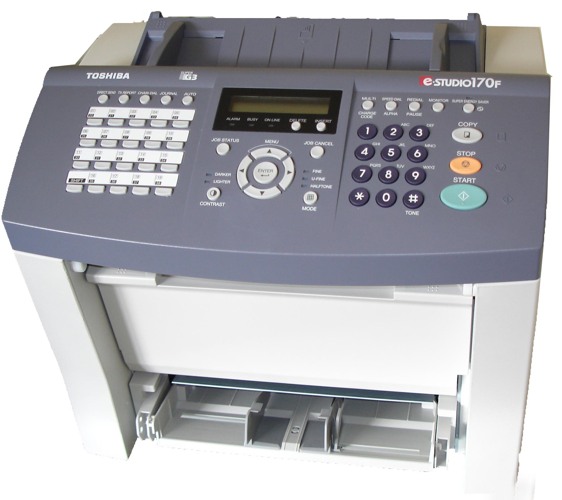 Toshiba eStudio 170F Super G3 Fax Machine Multifunctional Fax & Desktop